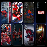 marvel iron man venom spider man for xiaomi redmi 10 phone case protect soft liquid silicon silicone cover carcasa