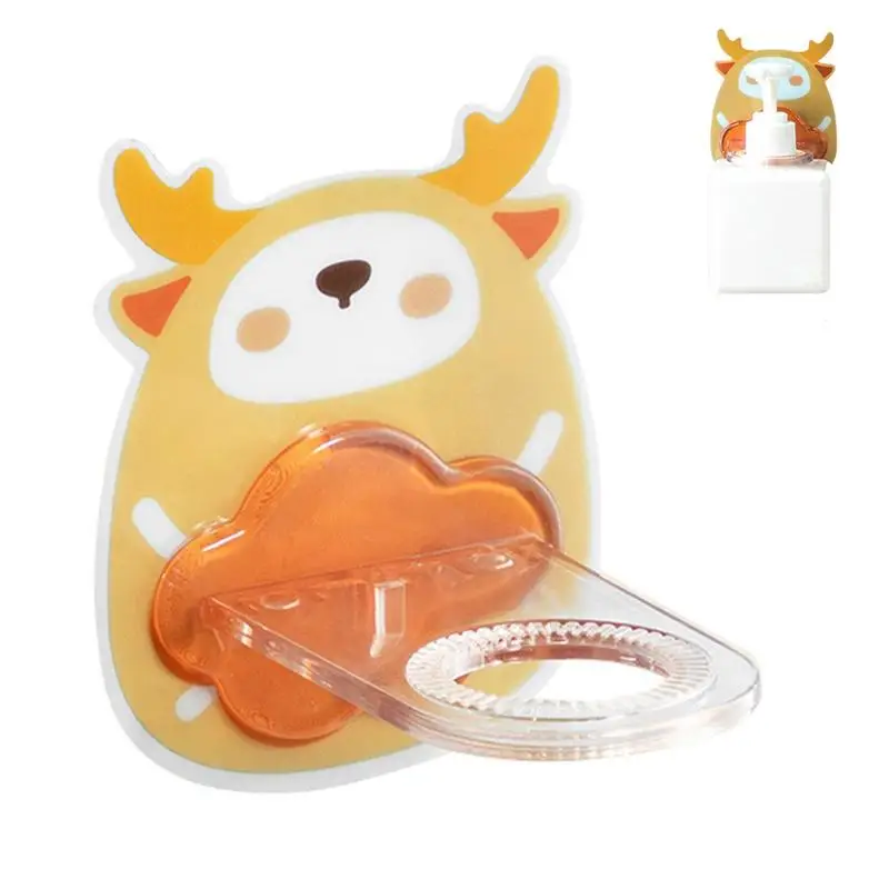 

Soap Bottle Holder Wall Sticky Storage Rack For Shower Gel Bathroom Accessories For Conditioner Shower Gel Dispenser Bottle