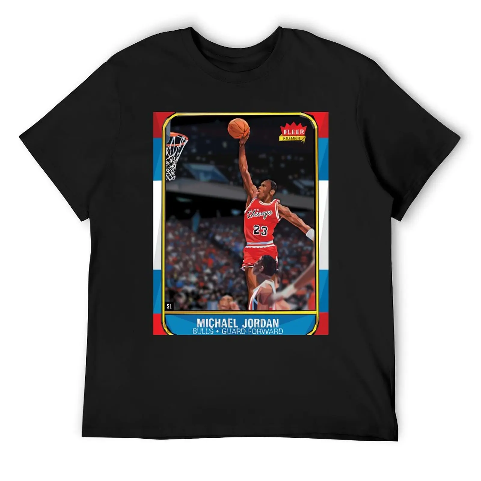 Баскетбольная карта MJ Rookie с футболкой треугольниками размером более 1600 градусов