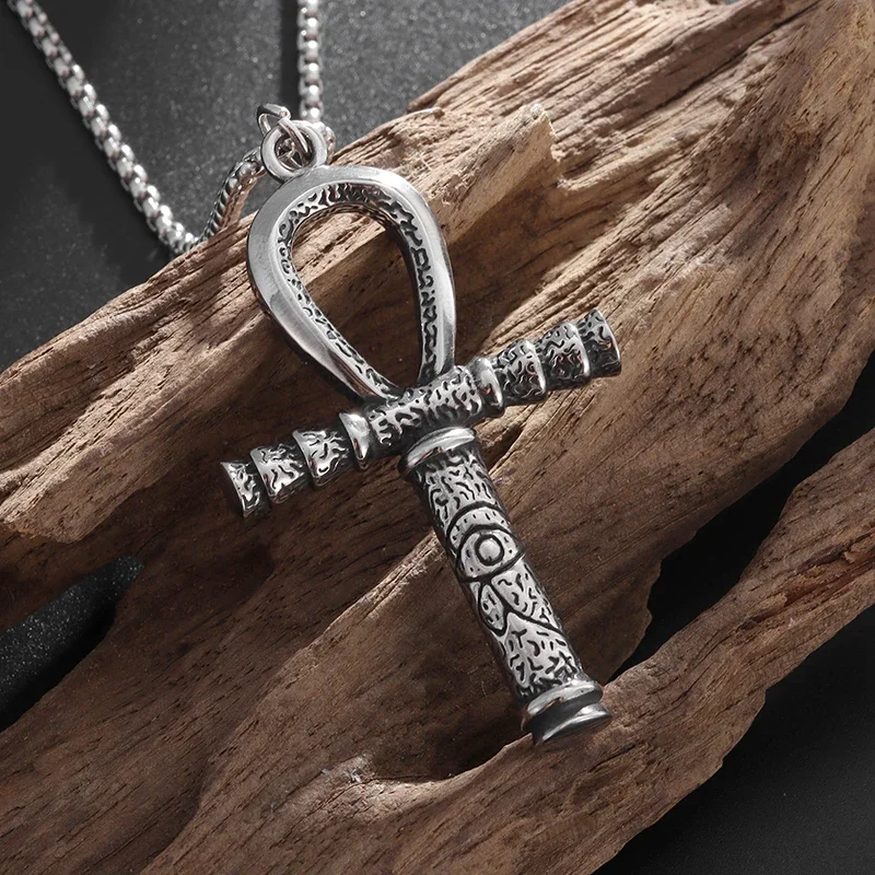 Древний египетский фараон глаз Гора кулон Патронус мужское ожерелье с крестом