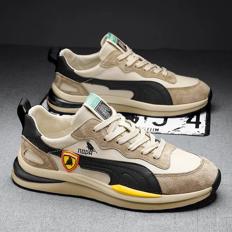 

Мужская обувь, новинка сезона осень/зима 2022, модные мужские туфли Joker, зимняя повседневная обувь Forrest Gump, кожаные кроссовки