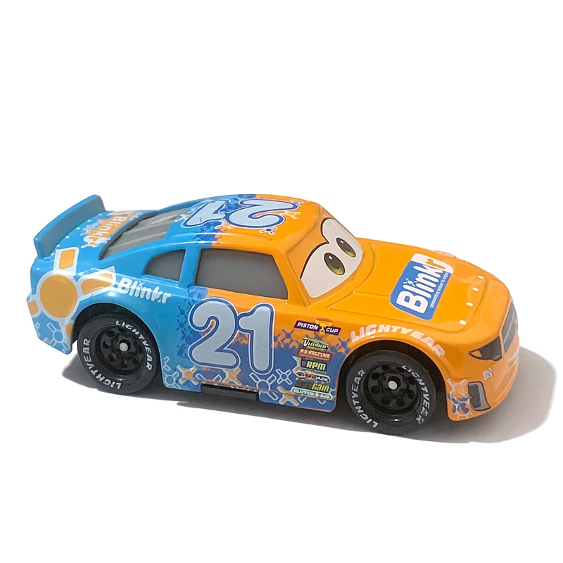 Zestaw metalowych samochodzików Disney Pixar Cars 2 i 3 dla dzieci w wieku 4-12 lat McQueen Lightning Diecast Model bez baterii