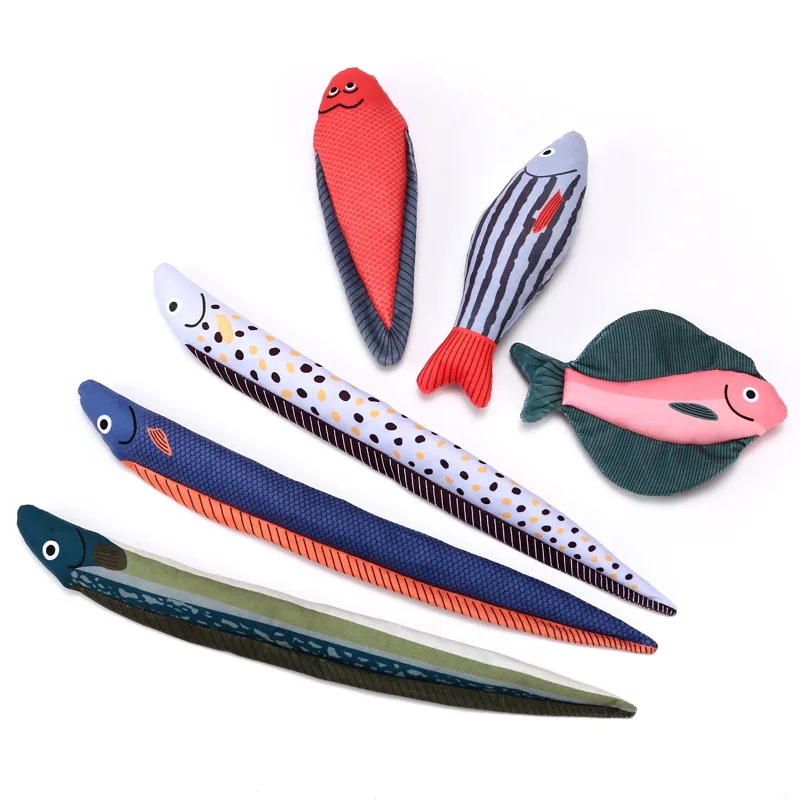

Cat Toy Ring Paper Catnip Fish Pet Plush Toy Self hi Boredom Aimulation Fish Interactive Teasing Cat Artifact