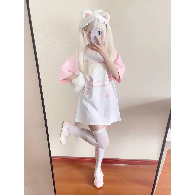 Женская футболка с коротким рукавом в японском стиле