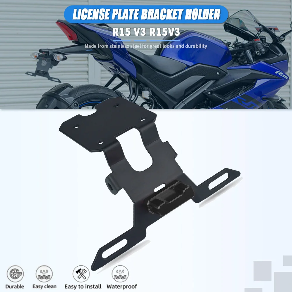 

Motorcycle Accessories Tail Tidy Fender Eliminator Bracket License Plate Holder For Yamaha YZF R15 V3 R 15 2017 2018 2019 2020