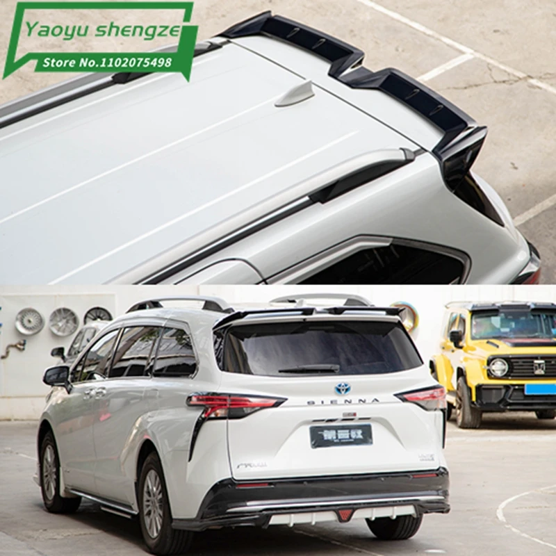 Для Toyota новый спойлер Sienna 2020-2022 из АБС-пластика праймер цвет задний Багажник