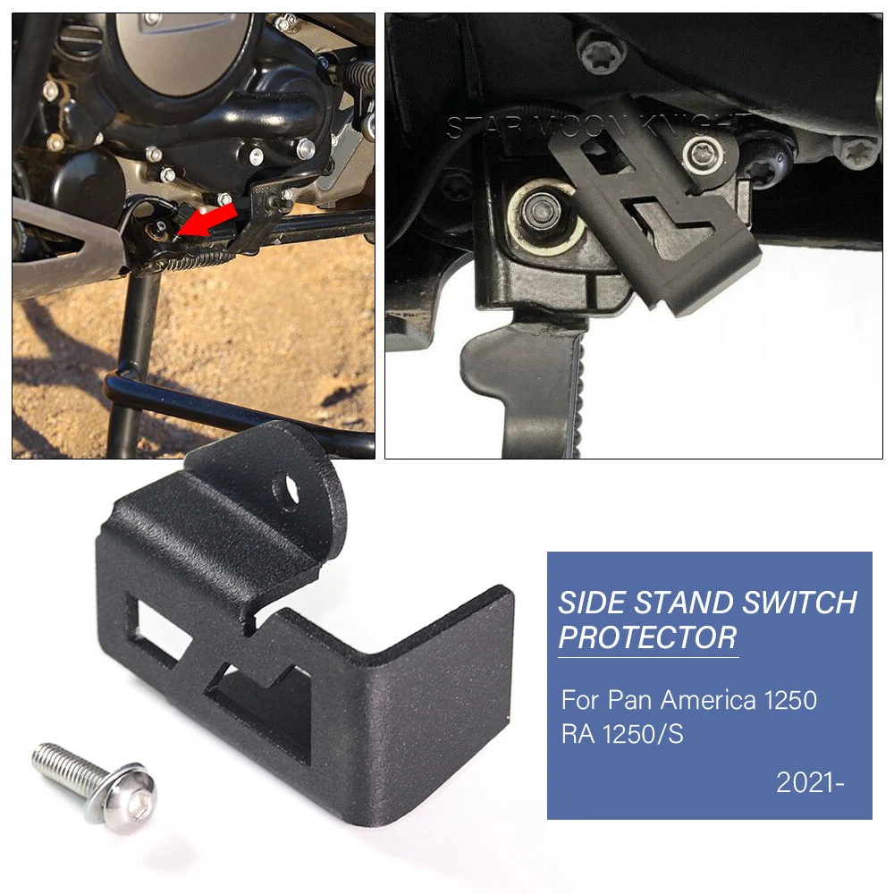 Side Stand Switch Protection For RA1250 Pan America 1250 S PA1250 2021 2022 Moto Accessories Sidestand Protector Guard Cover Cap