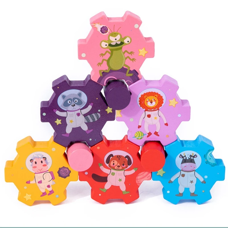 

Новинка 2022, балансировочный цилиндр, Штабелируемая игрушка, барабан, детская игрушка для мелкой моторики