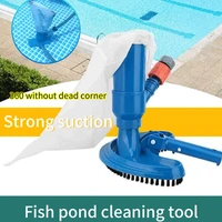 swimming pool vacuum cleaner cleaning disinfect tool suction head pond fountain spa pool vacuum cleaner brush with handle