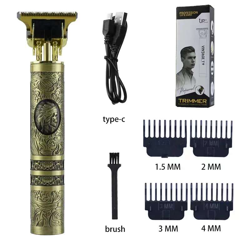 

2022 Hot Sell Hair Clipper T9 rechargeable new hair clipper Men's Razor Trimmer Professional beard trimmer for men's hair