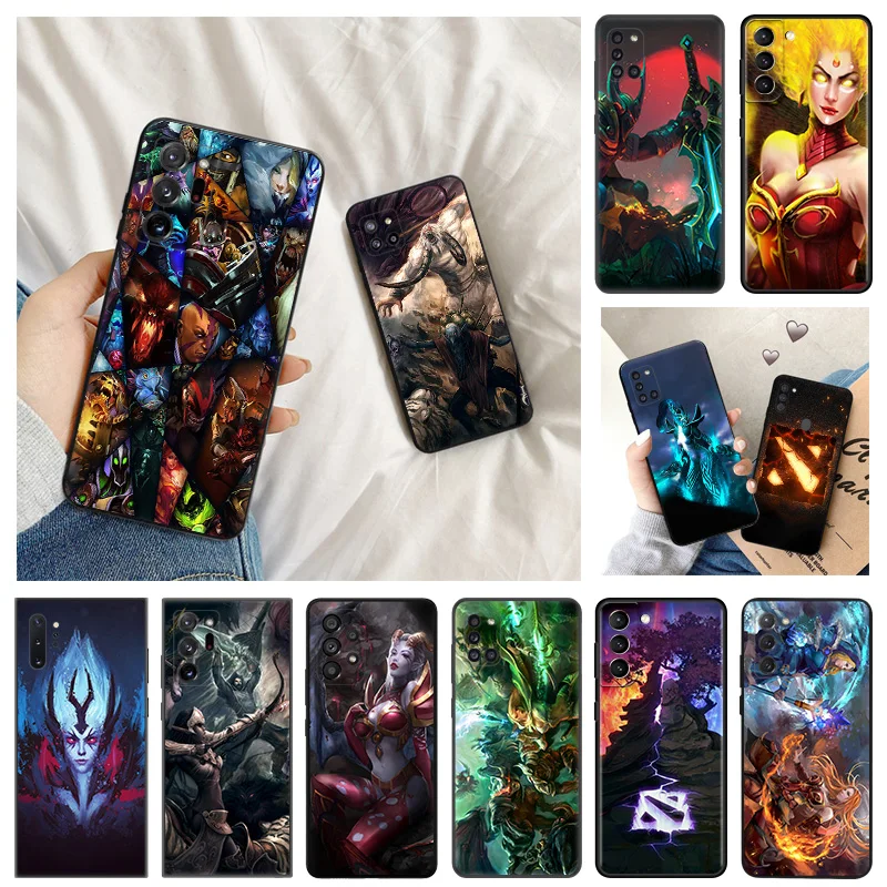 

Anti-Drop Phone Case For Samsung M13 M53 M33 M23 M52 M22 M62 M04 M12 M32 M51 M01 M31 M21 M11 M30S S7 S8 Dota Game Art Cover