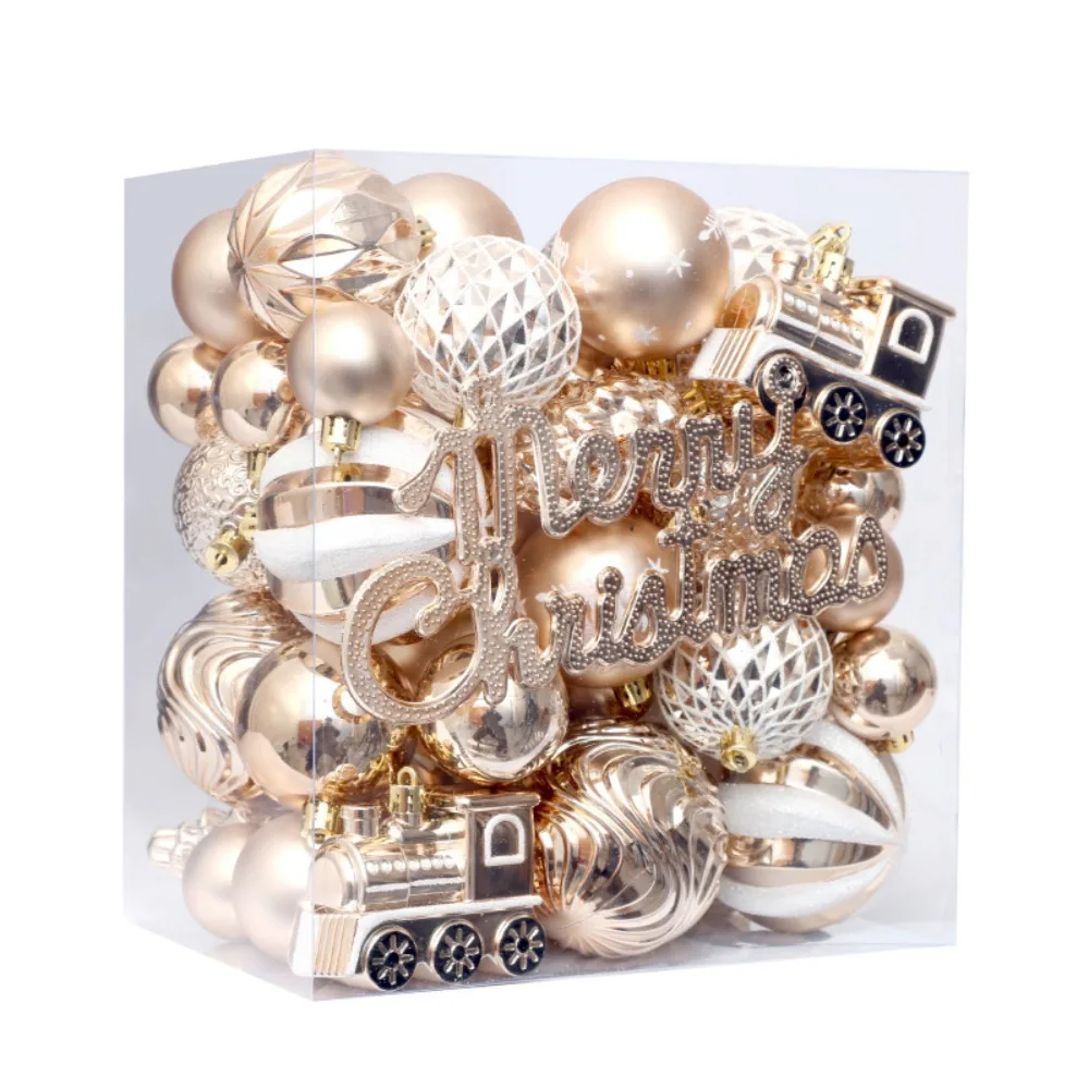 

Рождественские шары пластиковые 65 шт.