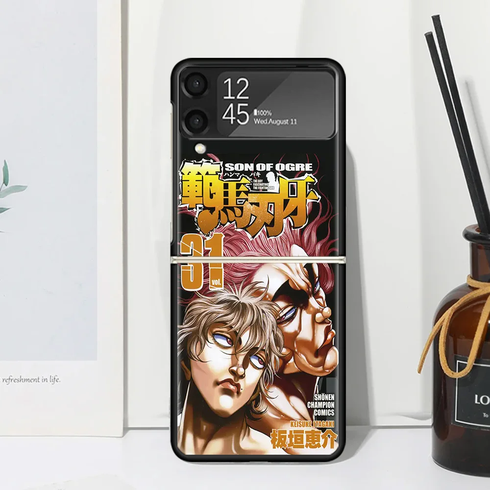 Оригинальный чехол Baki the Grappler в стиле аниме для телефона Samsung Galaxy Z Flip Zflip 6 Flip6 5 Flip5 4