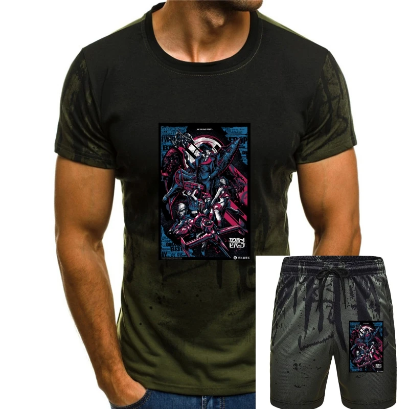 

Футболка Cowboy Bebop с рисунком манги
