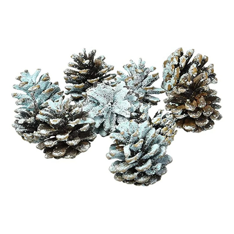 

Burning Fireplace Pine Cones Wood Burning Accessories, Fireplace, Campfire, Fire Pit Blue And Green Colored