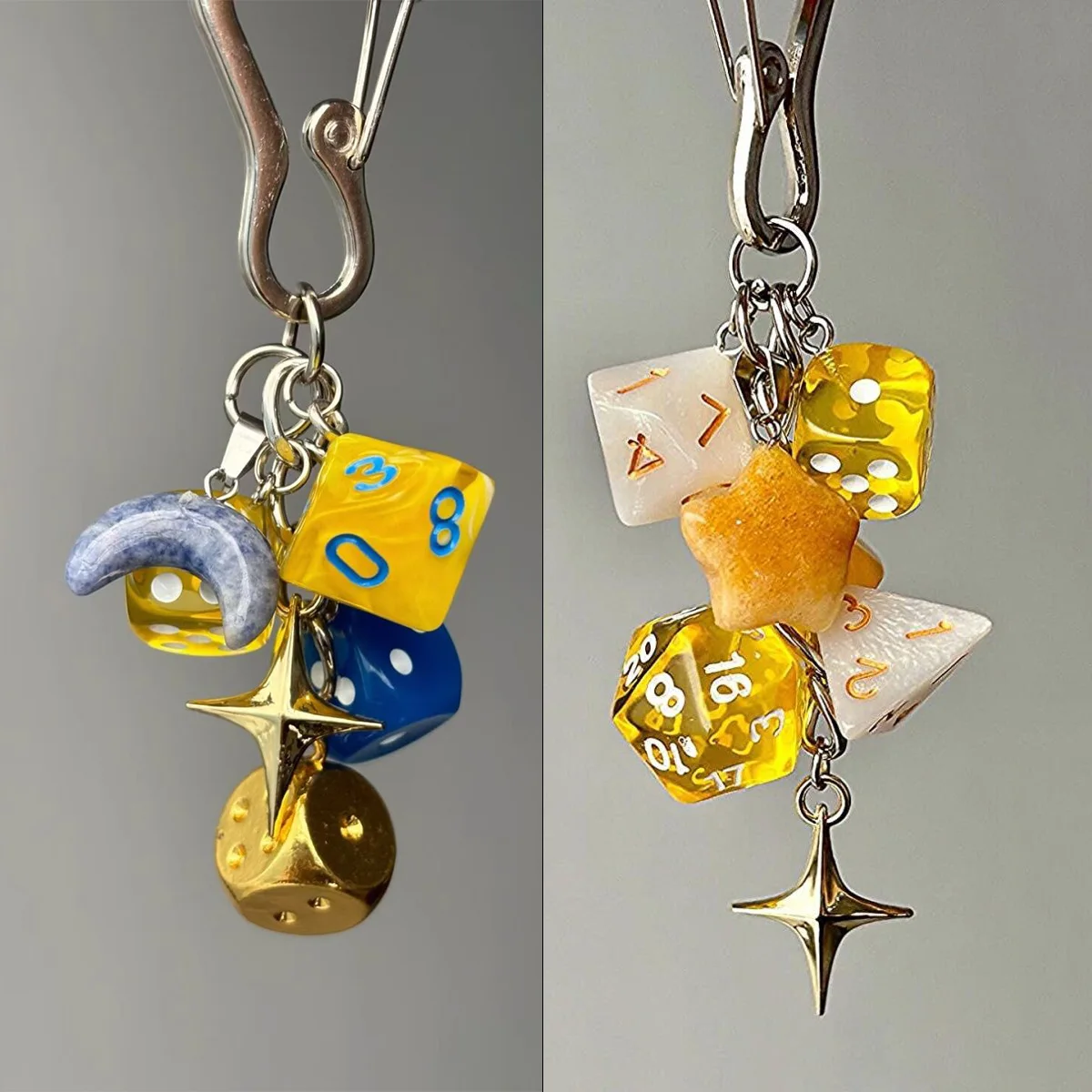 Красочный брелок Lucky Dice подвеска для сумки подвески цепочка телефона сделай сам