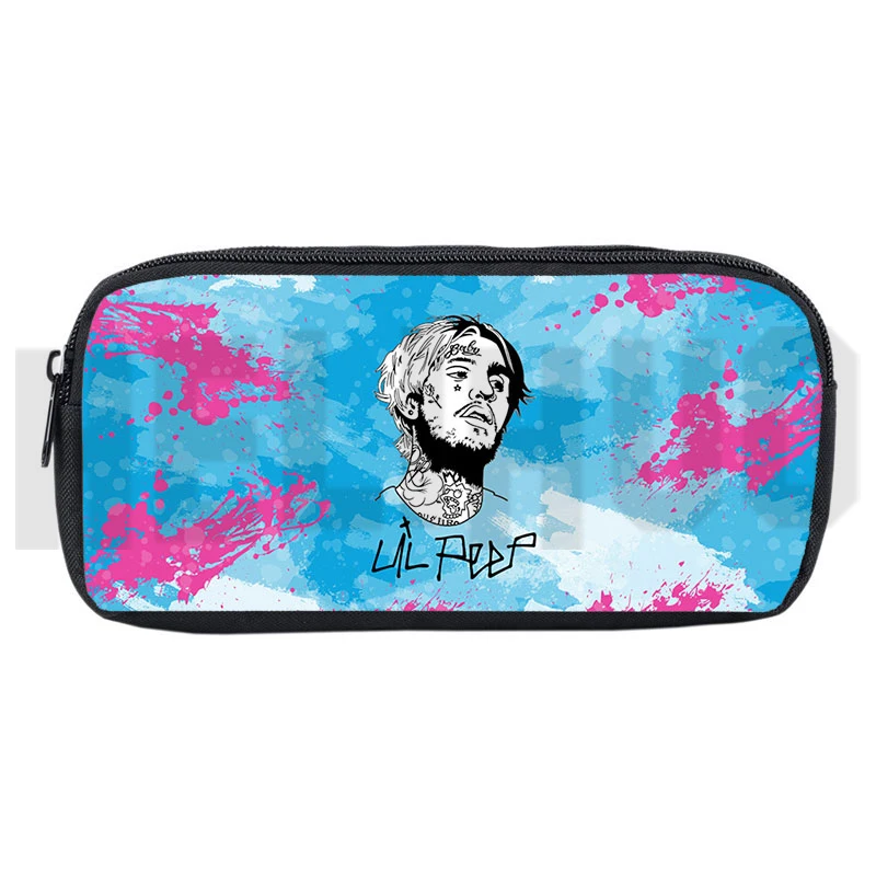 Модные искусственные косметички в стиле аниме Подростковый карандаш 3D хип-хоп Lil