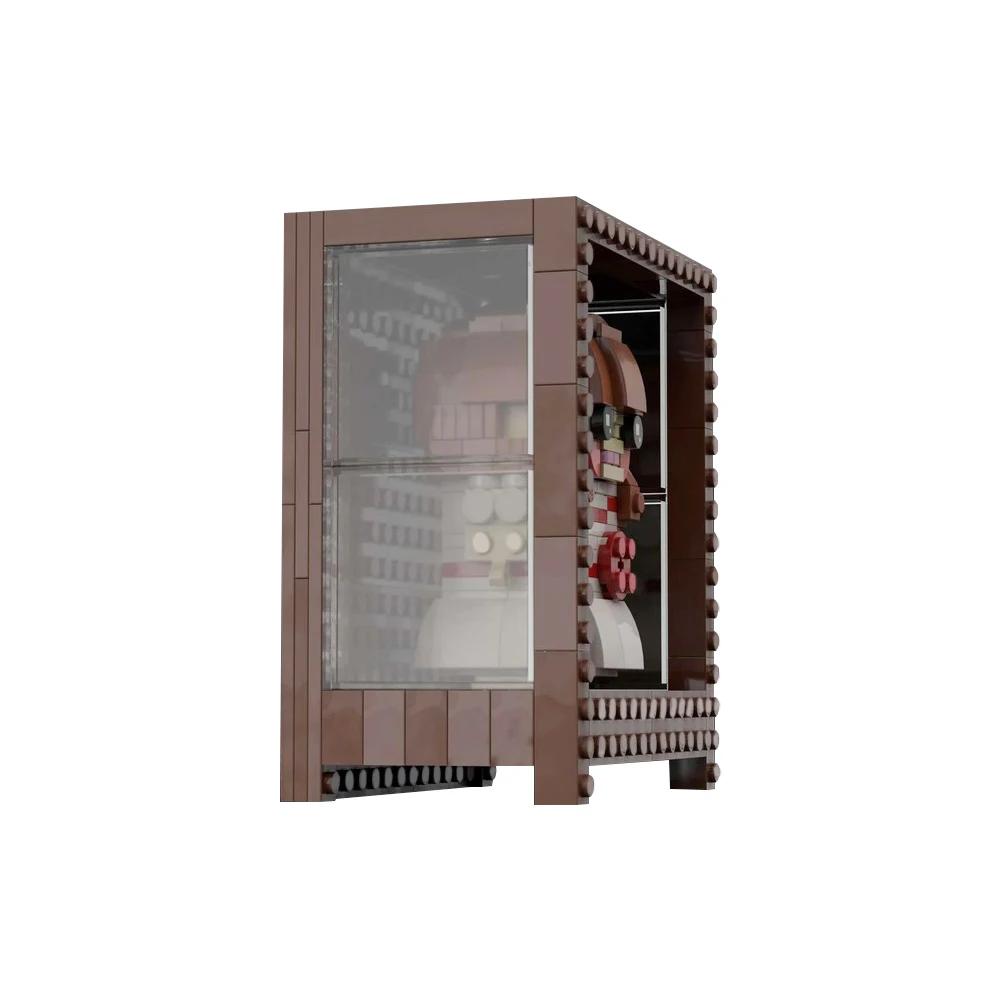 Gobrick MOC Annabelle кирпичная головка строительные блоки модель ужас призрак кукла в