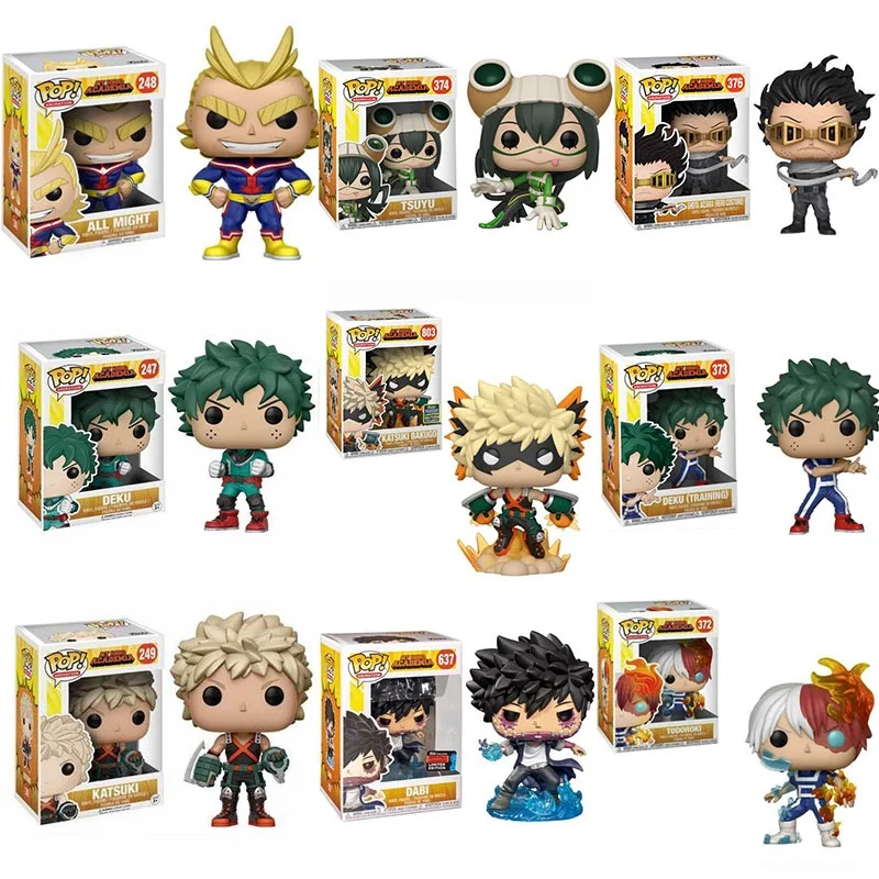 Funko Pop My Hero персонаж Академии Dabi Deku &amp Katsuki All Might TODOROKI Tsuyu фигурка Коллекционная