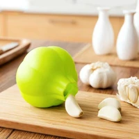 silicone garlic peeling artifact food grade manual garlic peeler garlic press kitchen household garlic press accessories