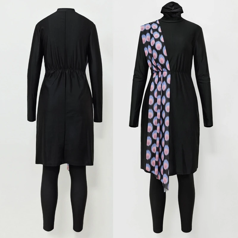 

Modest Swimsuits Muslim Swimwear Swimsuit Long Sleeve Swimming Three Pieces Sets