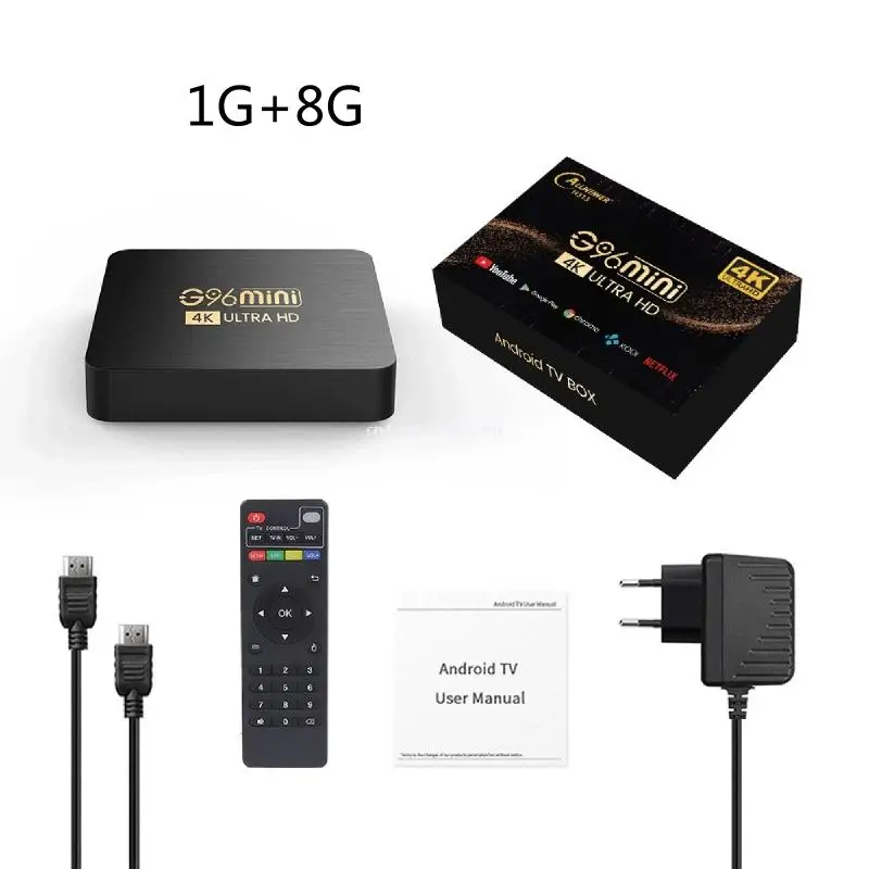 

G96mini H313 Chip Smart TV Box Android 11 4K 2.4G WiFi BT Media Player Dropship