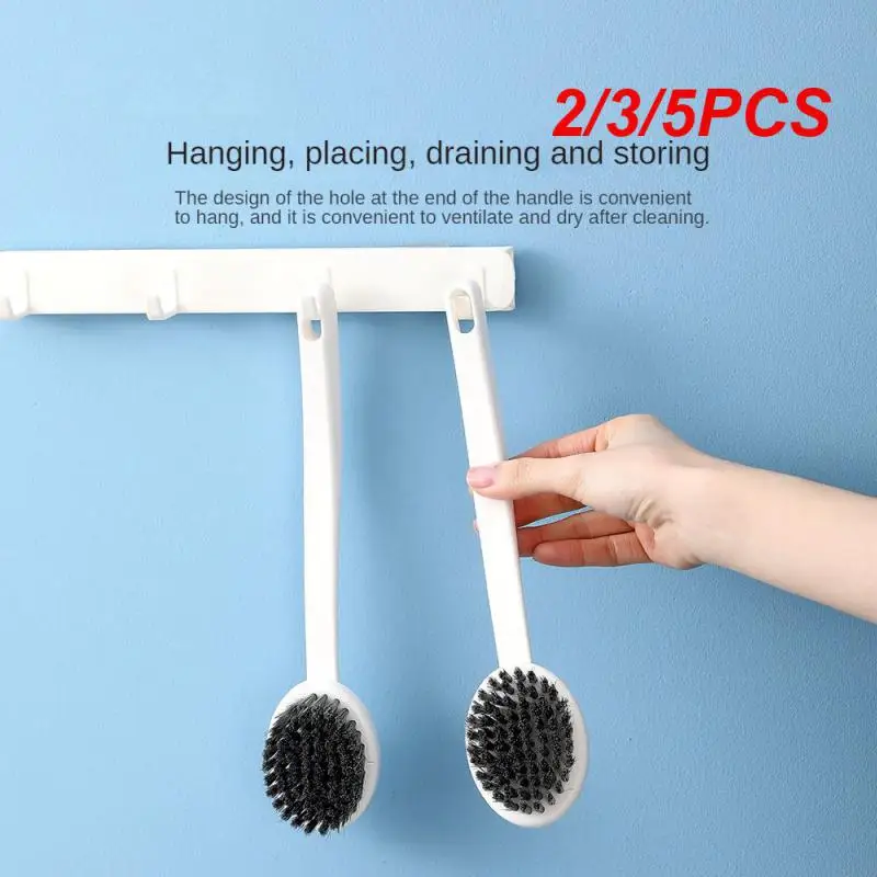 

2/3/5PCS Removable Cleaning Brush Removable Suspensable Multifunctional Wear Resistance Cleaning Tool Laundry Brush White
