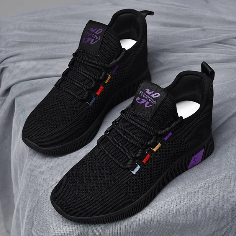 2022 New Woman Black Sneakers Women Casual Running Shoes Fashion Breathable Walking Mesh Flat Shoes Women Sapato Feminino Shoes