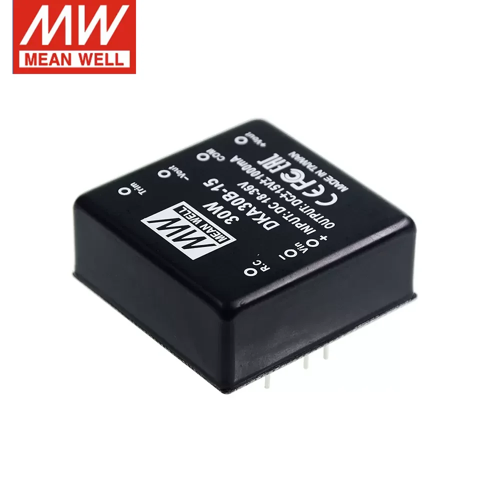 MEAN WELL Источник питания DKA30A/DKA30B/DKA30C 30 Вт Плюс/минус 5 в 12 В 15 DC-DC двойной выход 05