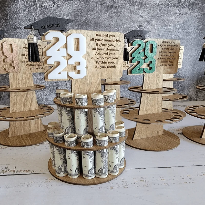 

2023Graduation Gift Moneys Holder Creatives graduation season graduation party Graduation Ceremony diy wooden decoration