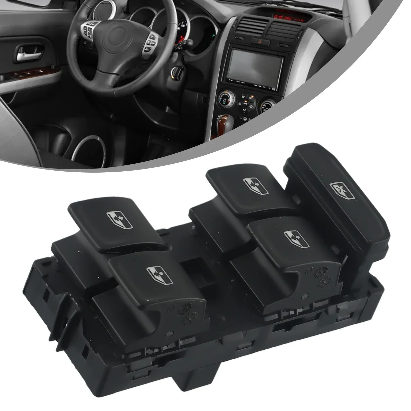 Деталь переключателя 5E 0959857 Аксессуары из АБС-пластика черные подходят для Skoda