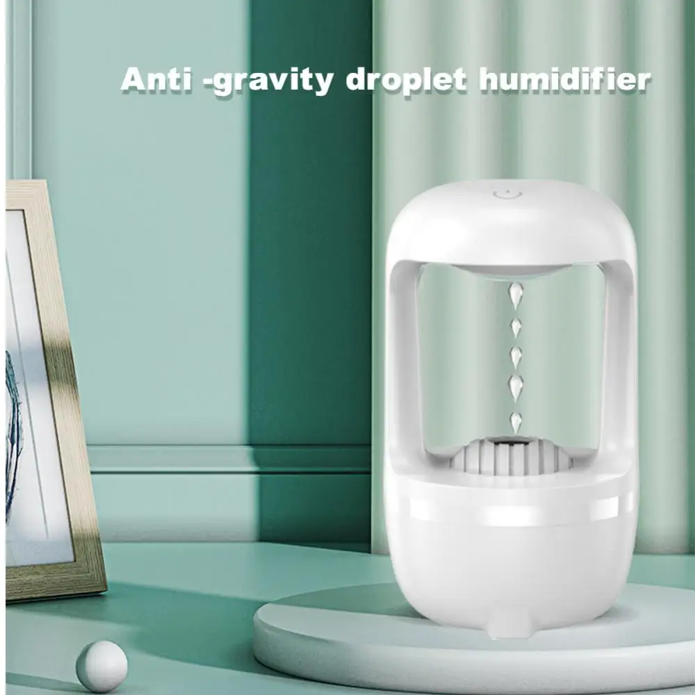 

Увлажнитель воздуха с защитой от гравитации, бесшумный круглый увлажнитель-распылитель для дома и офиса, черная технология