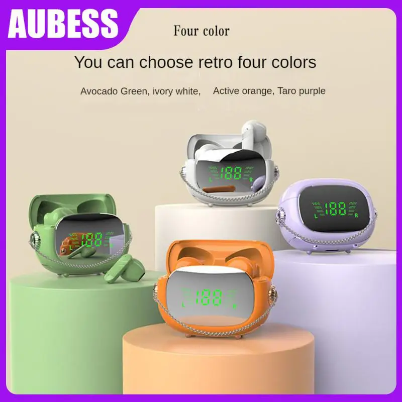 

Hd Digital Display Earphone -compatible Headset Noise Reduction Earbuds New 2023 With Mic Waterproof Gaming Headset