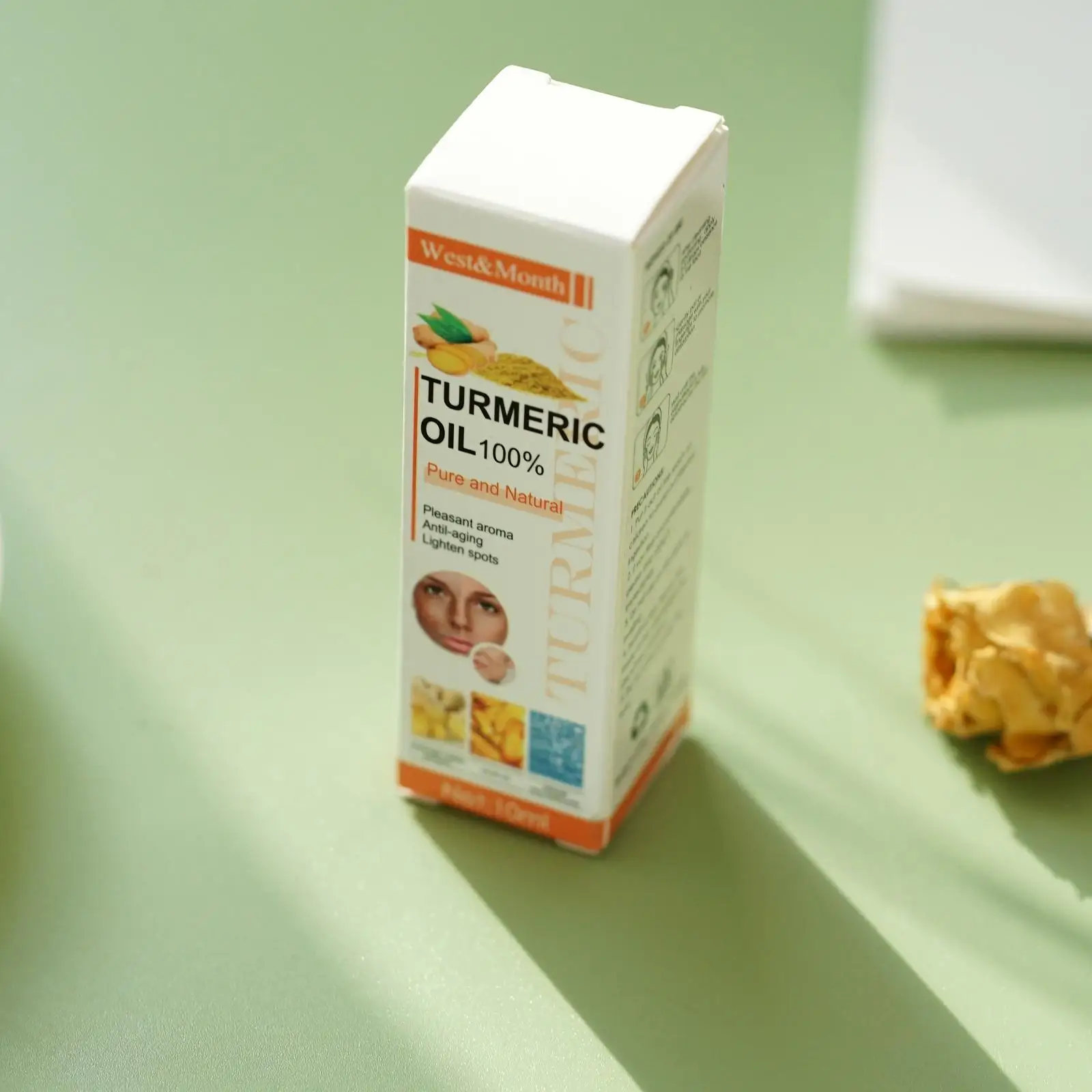 Эфирное масло куркумы 10 мл органическое для лица увлажняющее уменьшения тонких