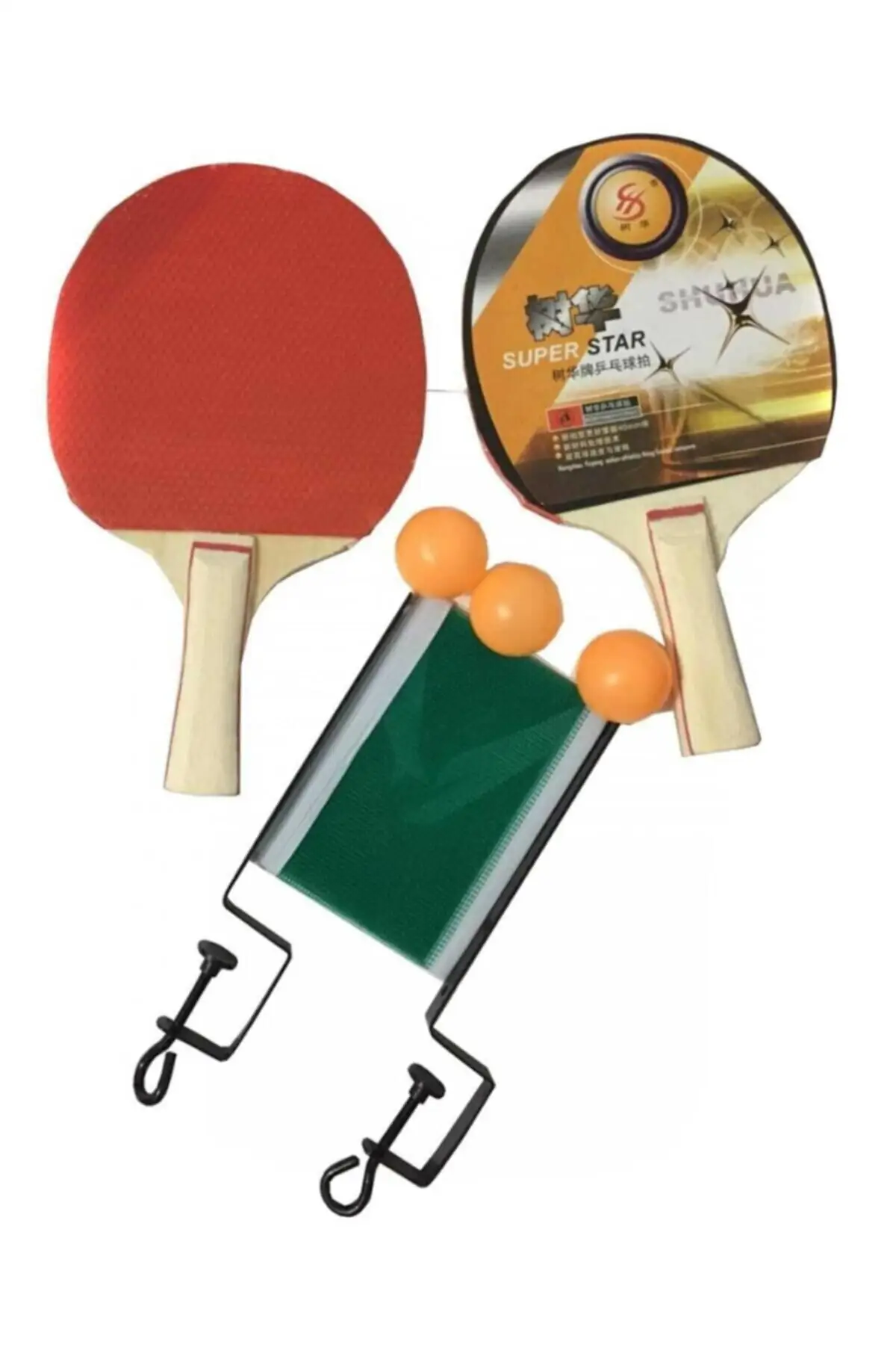 

Ракетка для настольного тенниса + 2 деревянных мяча для пинг-понга