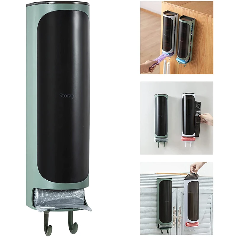 

Home Garbage Bag Box Kitchen Organizer Bathroom Wall Hanging Storage Rack Bags Dispenser Storing Rack Drawing Storage Box Holder