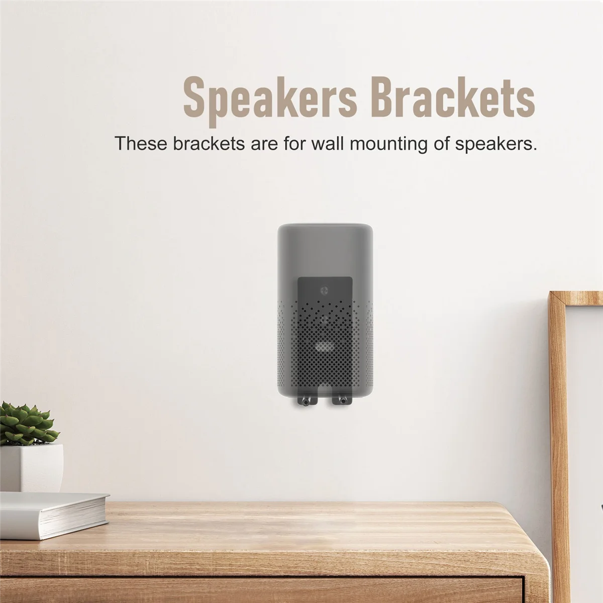 Стальные черные настенные кронштейны для замены динамиков OmniJewel 650 и Surround 700