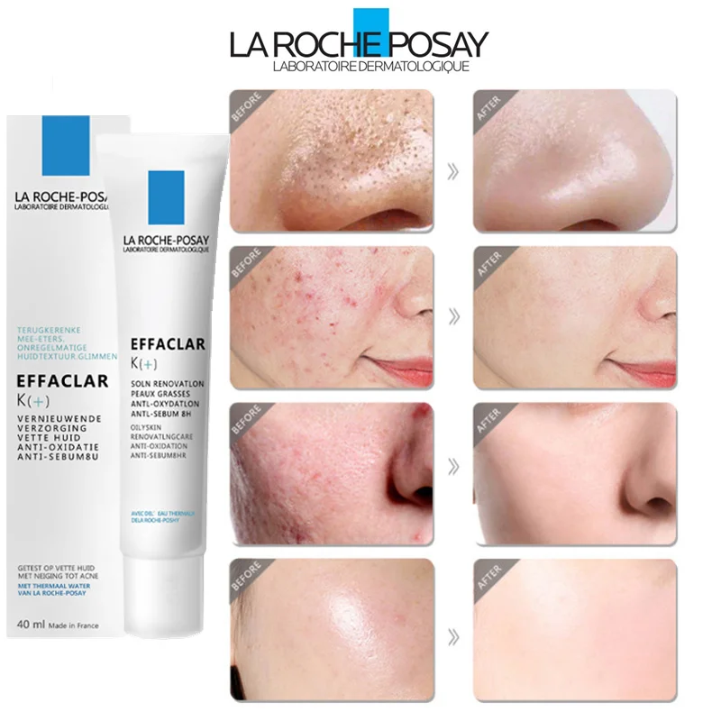 

La Roche Posay EFFACLAR K+ Acne Treatment Salicylic Acid Gel Removal Pimple Blackhead Shrinking Pore Whitening Repair Face Cream