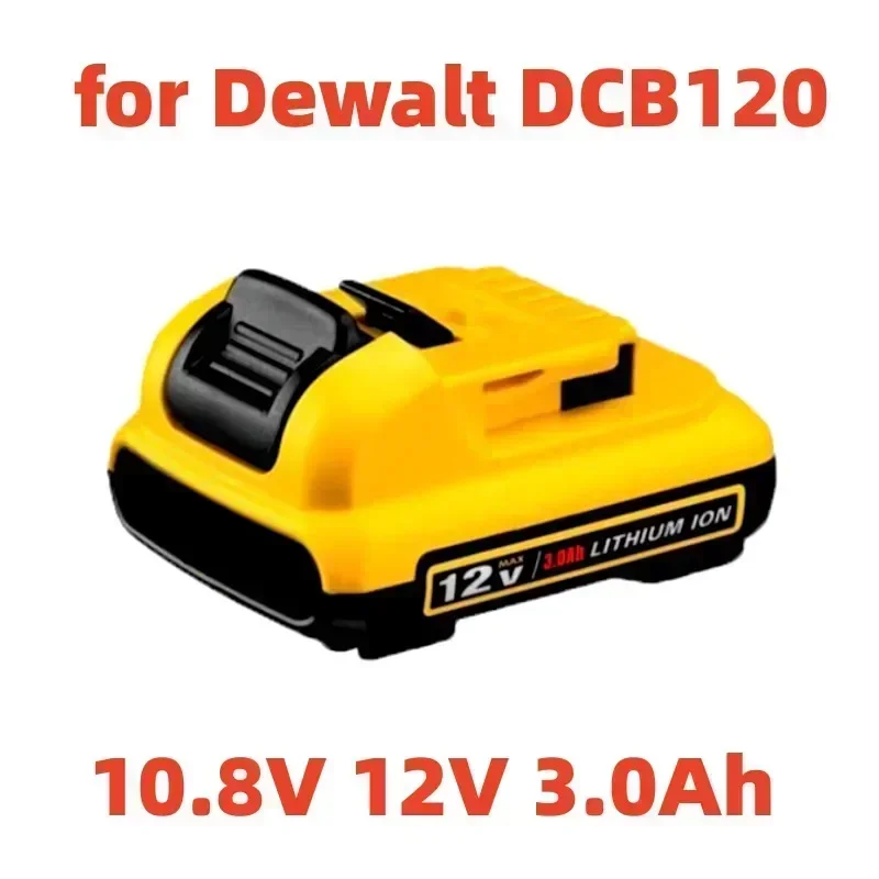 Фото Для литий-ионного аккумулятора DEWALT 12 В 3,0 Ач, DCB123, DCB125, DCB124, DCB122, DCD710 для аккумулятора электроинструмента Dewalt 12 В №2