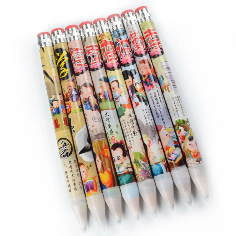 35cm Performance Big Painter Stationery Large Student Novelty Giant Toy Prop Random Color Pencil Children Artist Pencil Wooden images - 6