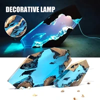 large epoxy resin lamp diver and humpback whale deep sea shimmer home office decoration desk ornaments gift home decor dropship