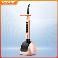 azdent dental cordless led dental curing light 800 1400mwcm2 wiresless 3 modes 2022 newest dentistry cure lamp 5w adjustable