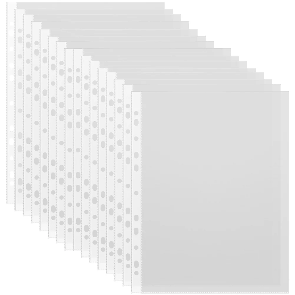 

Documents Bags Plastic File Folders A4 Clear Transparent Holders Protective Films Loose-leaf Waterproof Folders