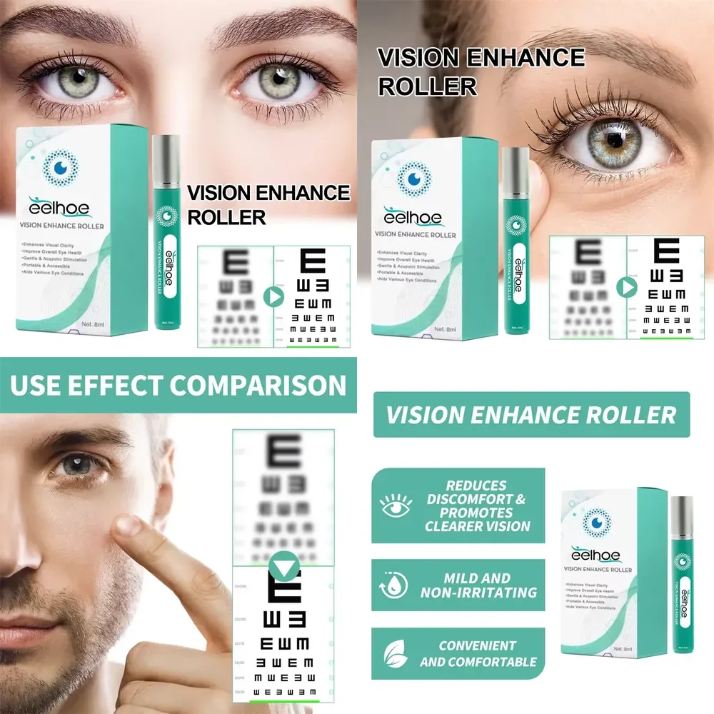 Фото 【CHIMU HOME】 EELHOE Роликовый массажер для глаз Vision Enhance: Устройство для снятия усталости и ухода за глазами №1