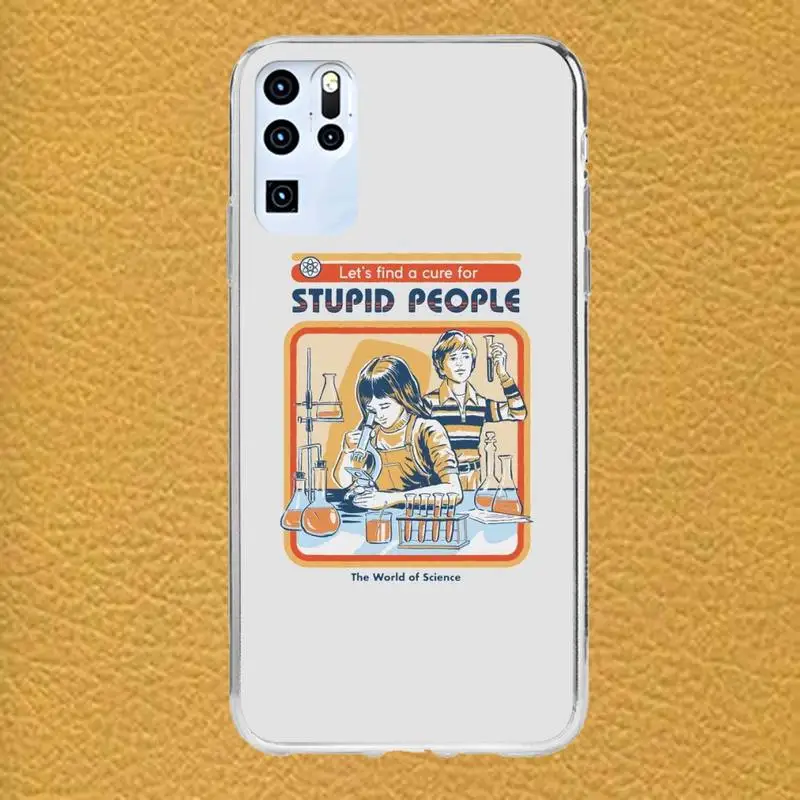 Чехол для телефона в стиле ретро Huawei P40 Y9 Y7 P20 P30 Y6 Y5 8s 8x10 10i Psmartz nova 6se E3 Pro прозрачный
