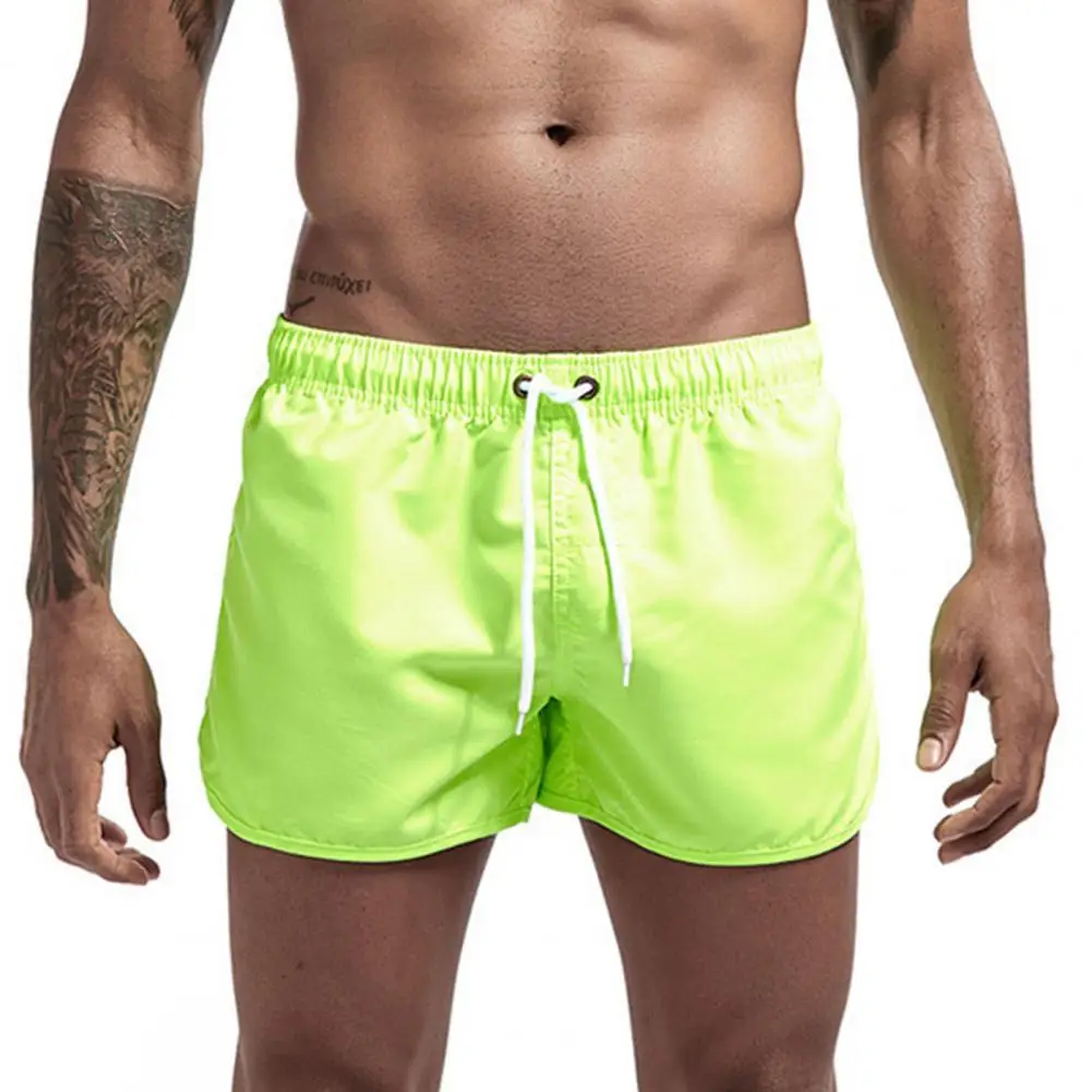 

Плавки мужские с заниженной талией, Супермягкие Шорты для плавания, одежда для студентов, длительный срок службы, летняя одежда