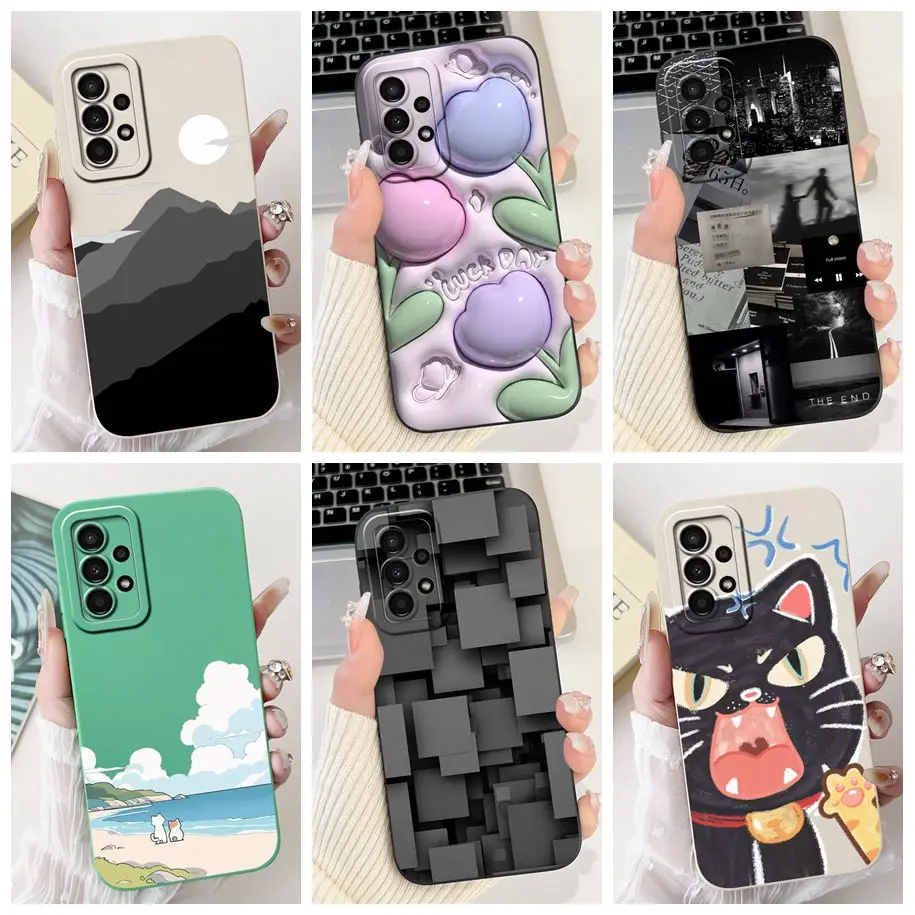 Мягкий силиконовый чехол для Samsung Galaxy A53