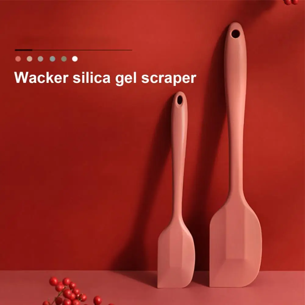 

Fashion Silicone Lightweight Heat-resistant Hanging Pastry Scraper Kitchen Supplies Cake Scraper Baking Scraper