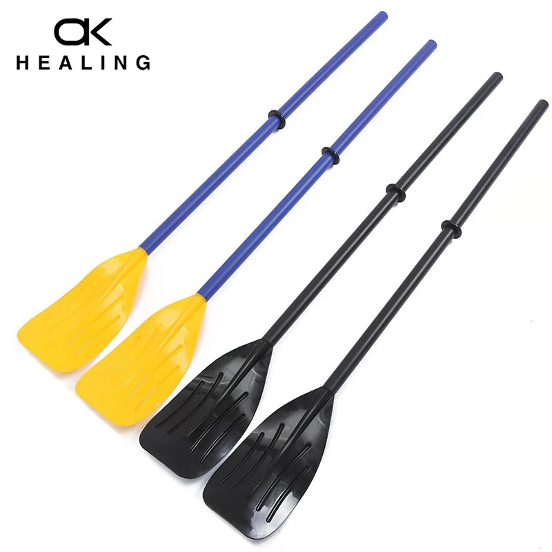 

1 Pair 2Pcs New ABS Plastic French Paddle Rubber Rowing Paddle Foldable 120CM Detachable SUP Paddle Kayak Accessoires Boat Oars