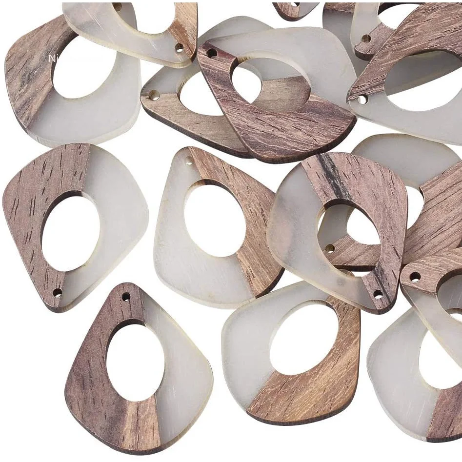 

10 шт., Деревянные Подвески для сережек